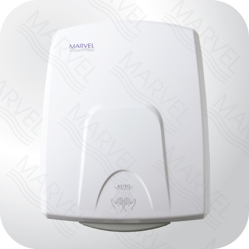 Automatic hand dryer MARVEL เป่ามือระบบอินฟาเรด ระบบเป่ามือแห้งเร็ว  มาตรฐาน GMP, HACCP ผู้เชี่ยวชาญด้านสุขภัณฑ์อัตโนมัติ ระบบอินฟาเรด เซนเซอร์  sensor ทำงาน เปิด ปิด อัตโนมัติ Automatic sensor บริษัท มาร์เวล เทคโนโลยี จำกัด Tel 029785650-2